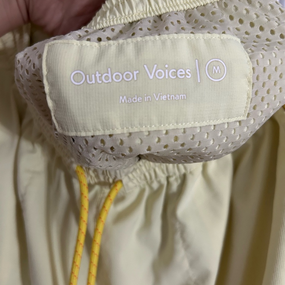 Outdoor Voices Pale Yellow Athletic Shorts/Swim Trunks - Picture 5 of 5